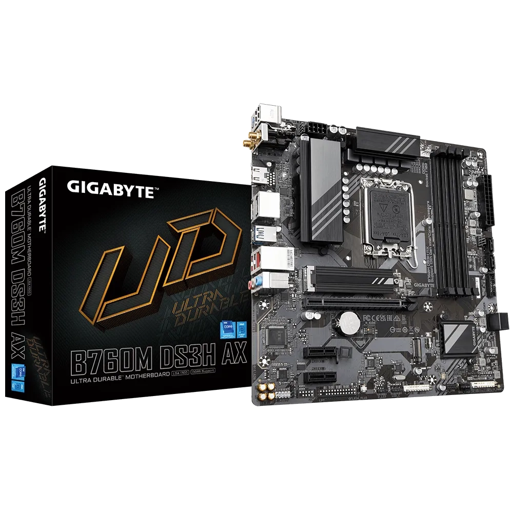 Материнская плата GIGABYTE B760M DS3H AX