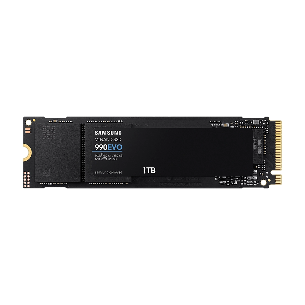 Внутренний SSD диск SAMSUNG 990 EVO 1000GB, M.2 (MZ-V9E1T0BW)