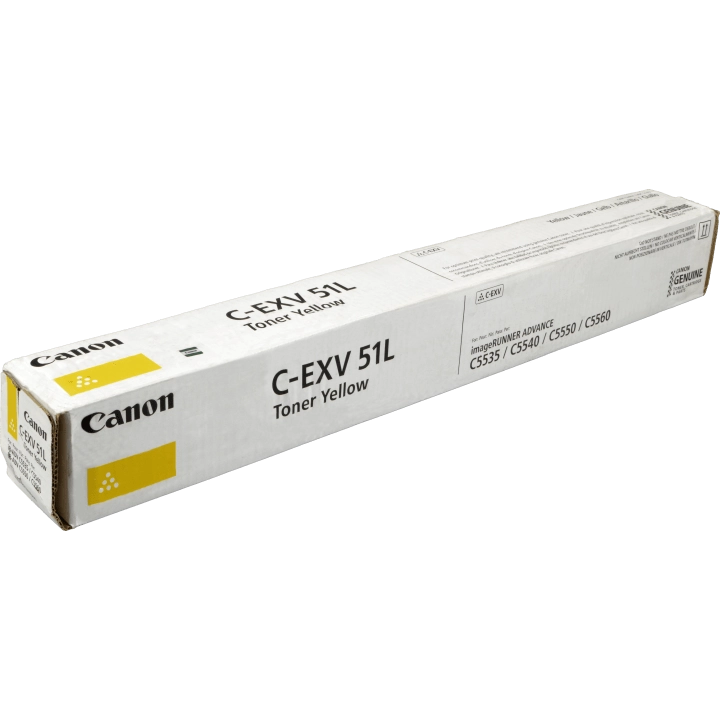 Картридж для лазерного принтера CANON C-EXV 51L Yellow (0487C002) картридж print rite tfc450ypu1j pr 045h yellow 045h yellow 2200стр для canon lbp 611cn 613cdw 631cn 633cdw 635cx pr 045h yellow