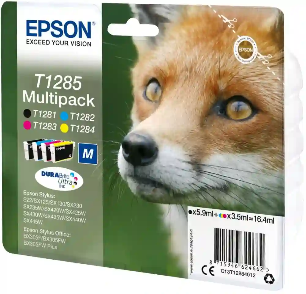 Набор картриджей для струйного принтера EPSON T1285 Multipack (C13T12854012)