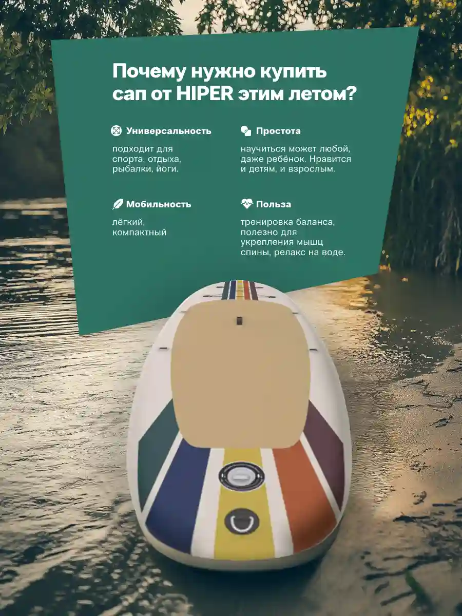 Сапборд HIPER SUPB-0150