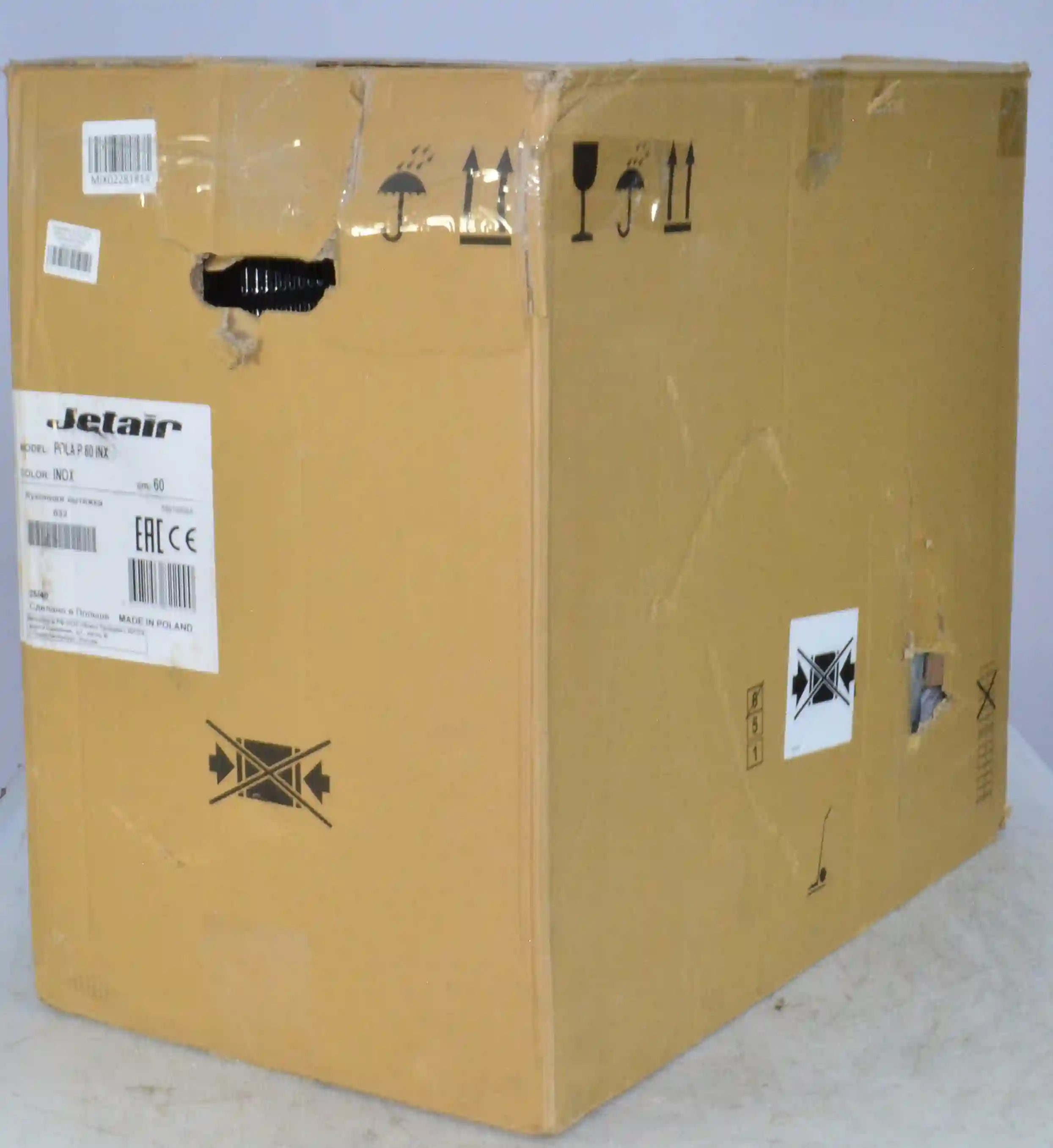 Вытяжка каминная JET AIR POLA P 60 INX-55916908A  k4 000082309