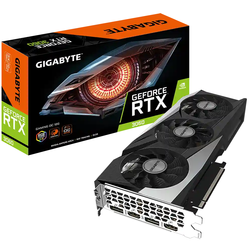 Видеокарта GIGABYTE GeForce RTX 3060 Gaming OC 12 Gb (GV N3060Gaming OC 12GD)