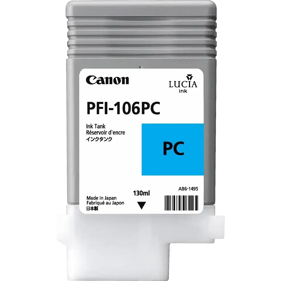 Картридж для струйного принтера CANON PFI-106PC Photo Cyan (6625B001)