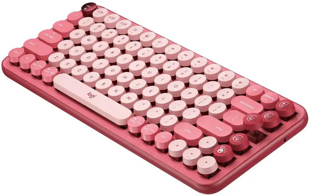 Клавиатура беспроводная LOGITECH Pop Keys Heartbreaker Rose (920-010718)