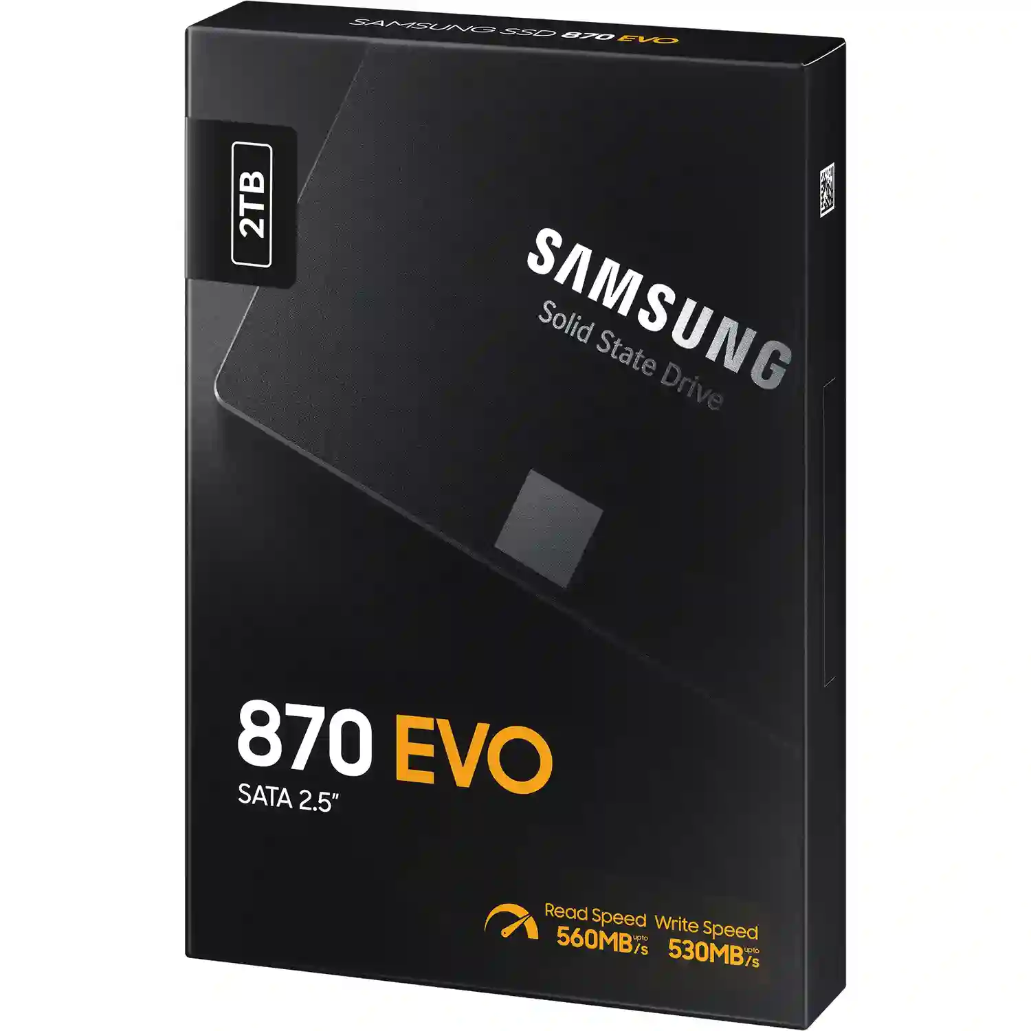 Внутренний SSD диск SAMSUNG 870 EVO 2TB, SATA3, 2.5'' (MZ-77E2T0BW)