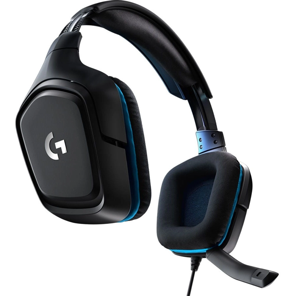 Гарнитура игровая LOGITECH G432 Wired Gaming Leatherette Retail (981-000770)