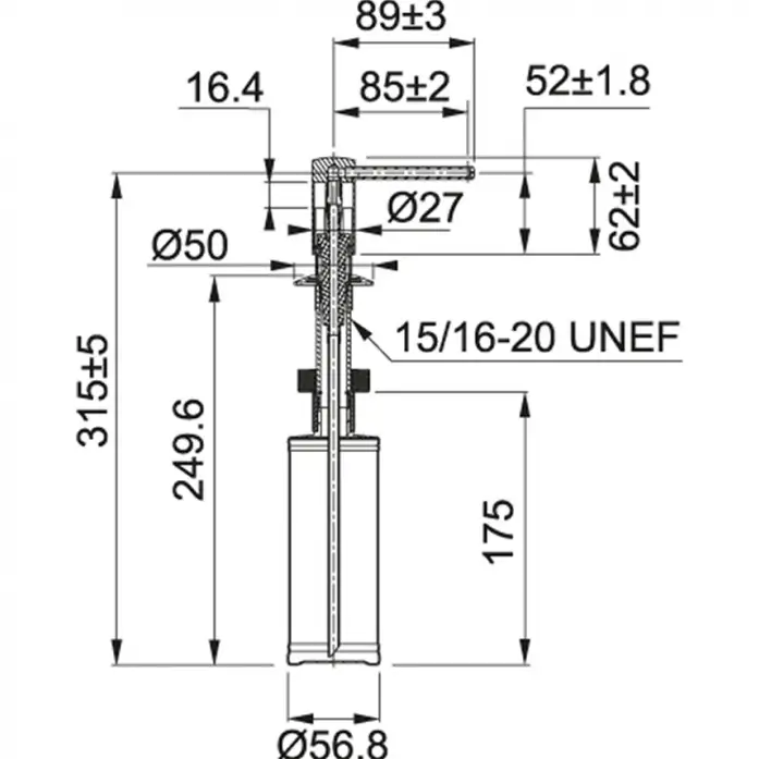 Дозатор FRANKE Comfort, чёрный матовый (112.0652.763)