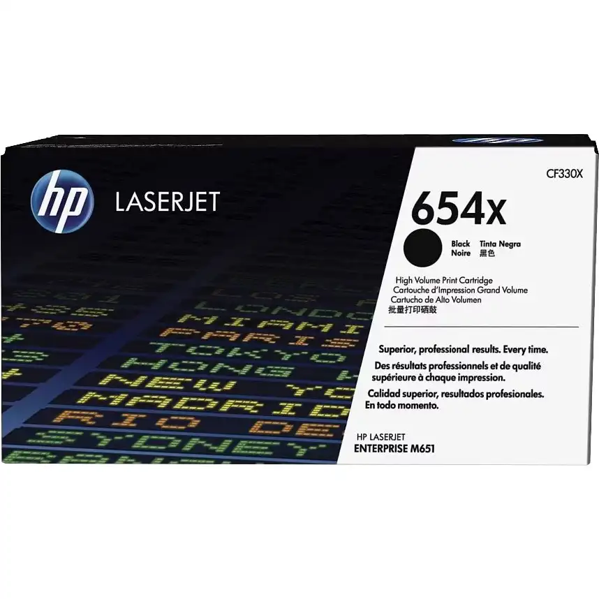 Картридж для лазерного принтера HP 654X Black (CF330X)