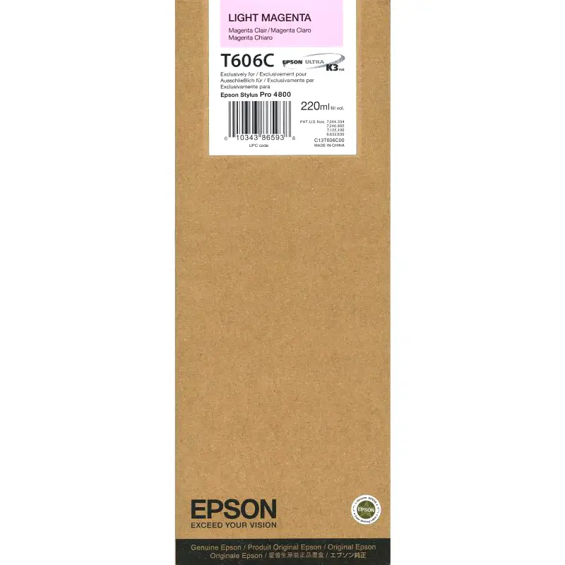 Картридж для струйного принтера EPSON T606C Light Magenta (C13T606C00)