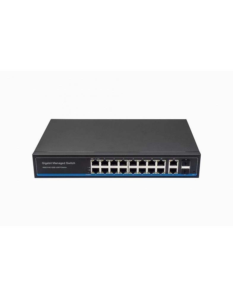 PoE-коммутатор управляемый NST Gigabit Ethernet L2 (NS-SW-16G4G-PL)