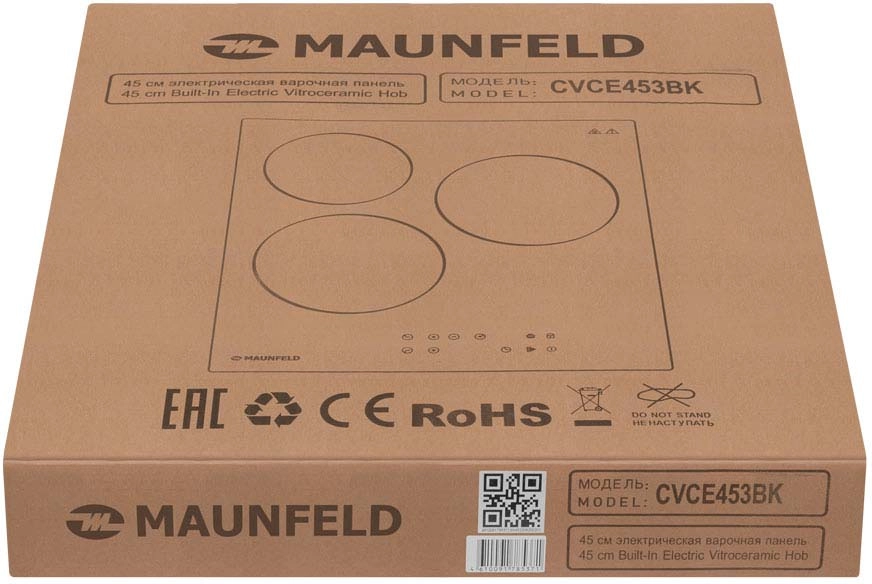 Встраиваемая электрическая панель MAUNFELD CVCE453BK