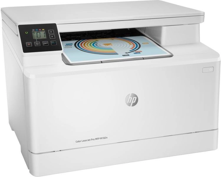 МФУ лазерное HP Color LaserJet Pro M182n (7KW54A)