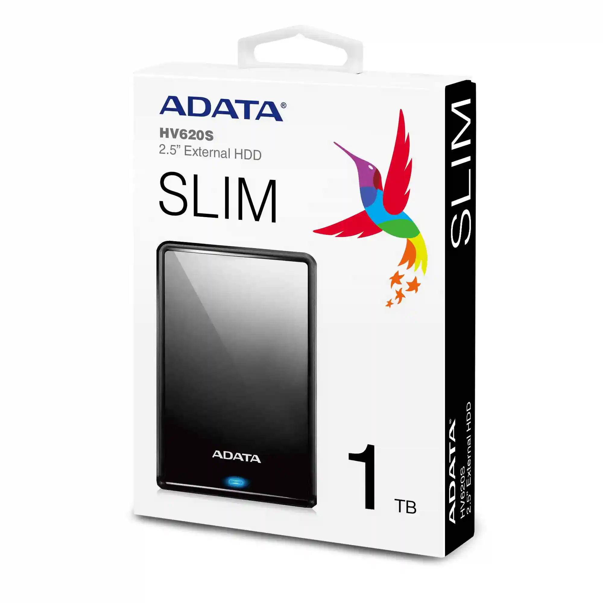 Внешний HDD диск ADATA DashDrive HV620 Slim 1TB Black (AHV620S-1TU31-CBK)