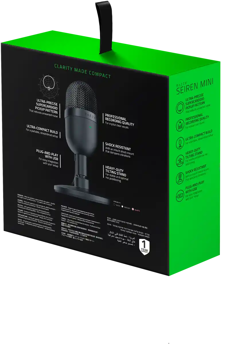 Микрофон для стрима RAZER Seiren Mini (RZ19-03450100-R3M1)