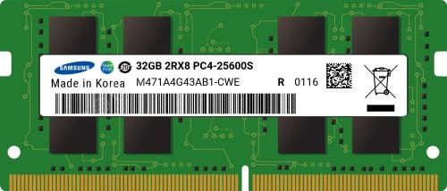 Оперативная память SAMSUNG M393 SODIMM DDR4 32GB 3200 MHz (M471A4G43AB1-CWE)