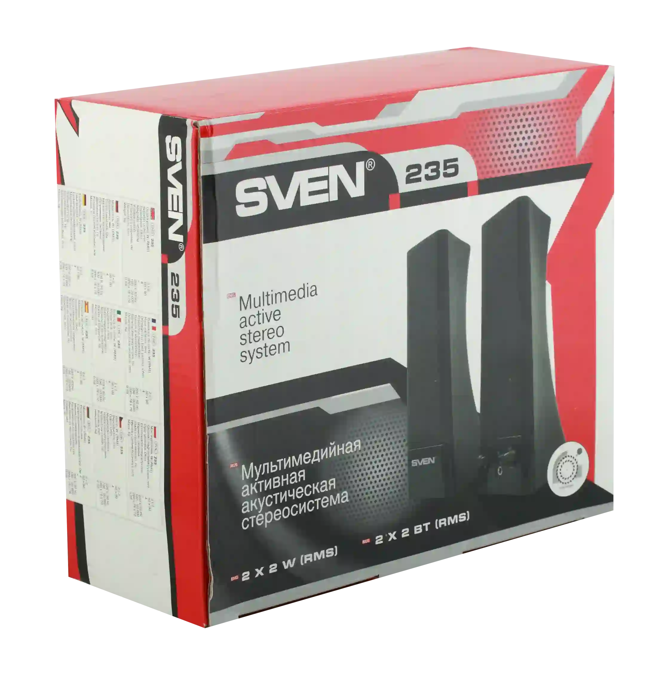 Акустическая система 2.0 SVEN 235 (SV-0110235BK) чёрный