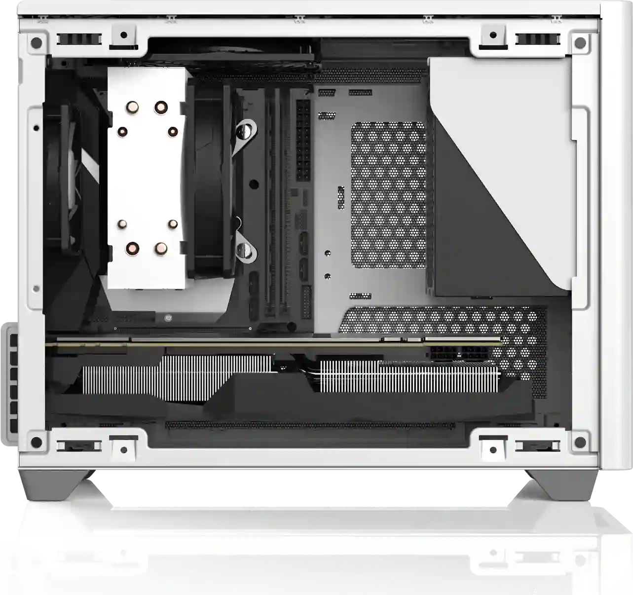 Держатель видеокарты в корпусе COOLER MASTER NR200 ATX PSU Bracket White (MCA-NR200C-WPSU00)