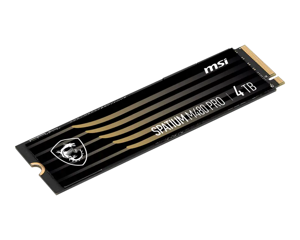 Внутренний SSD диск MSI Spatium M480 Pro 4TB, M.2 (S78-440R050-P83)