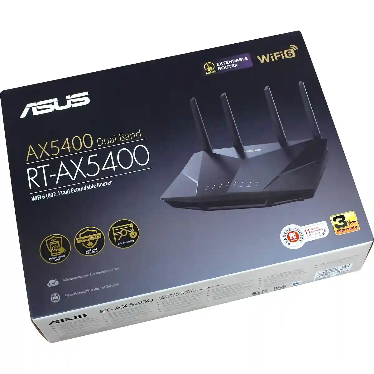 Маршрутизатор ASUS RT-AX5400 (90IG0860-MO9B00)