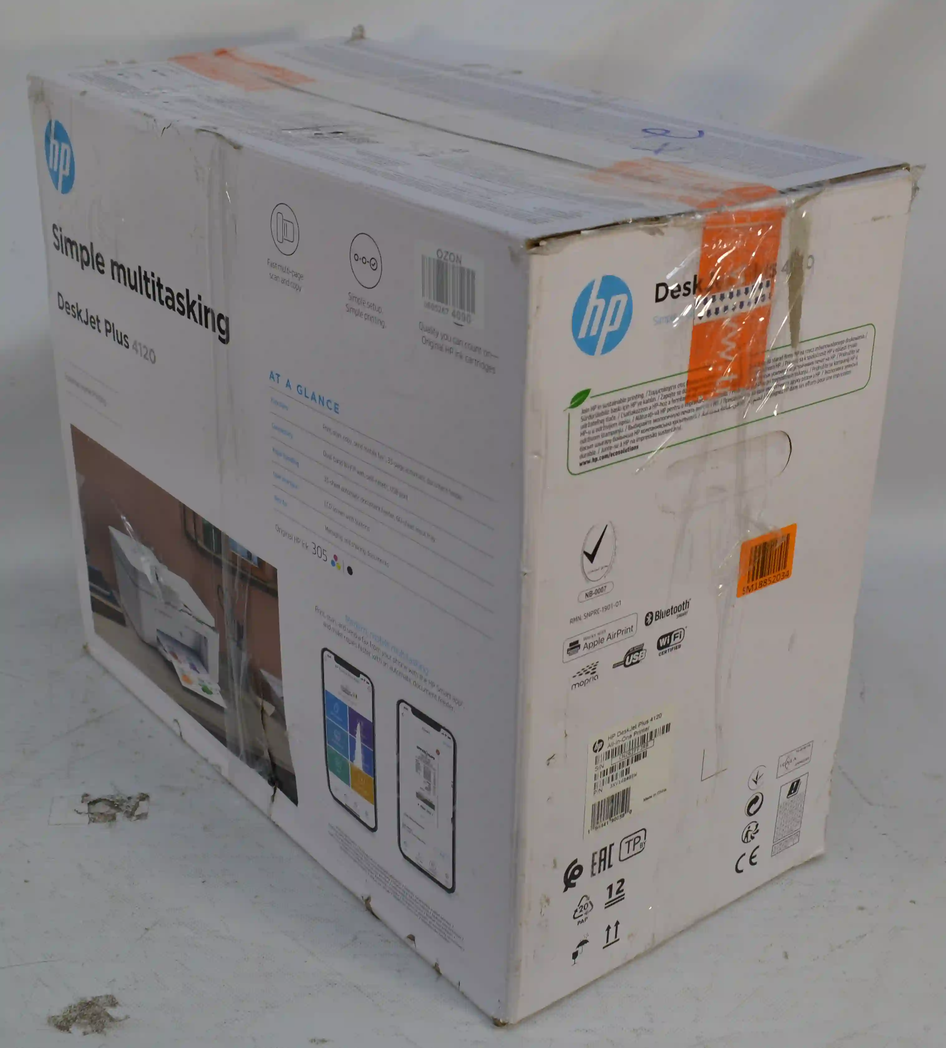 МФУ струйное HP DeskJet Plus 4120 (3XV14B) k6 000007864