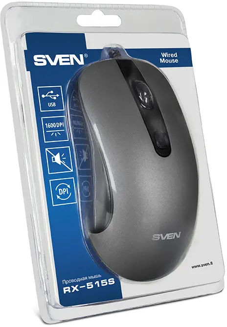 Мышь проводная SVEN RX-515S (SV-018573)