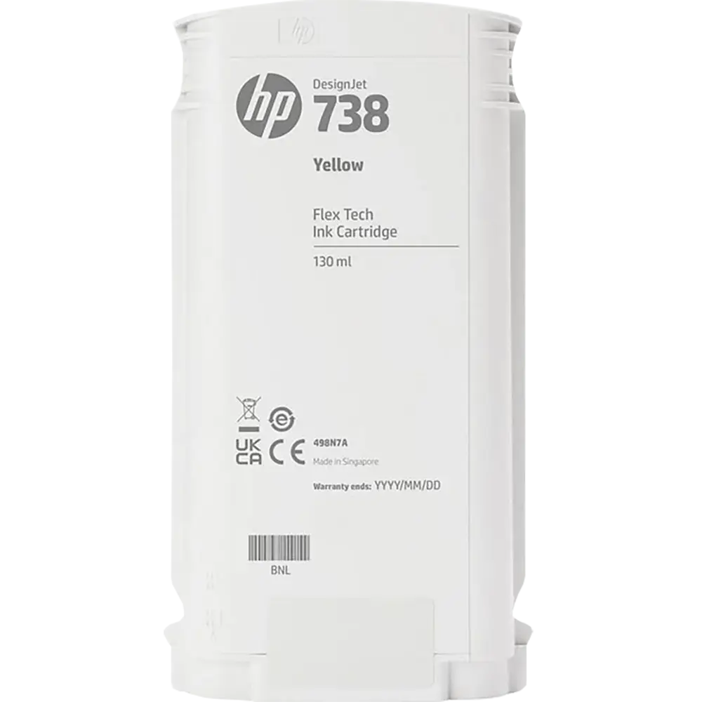 Картридж для струйного принтера HP 738 Yellow (498N7A)