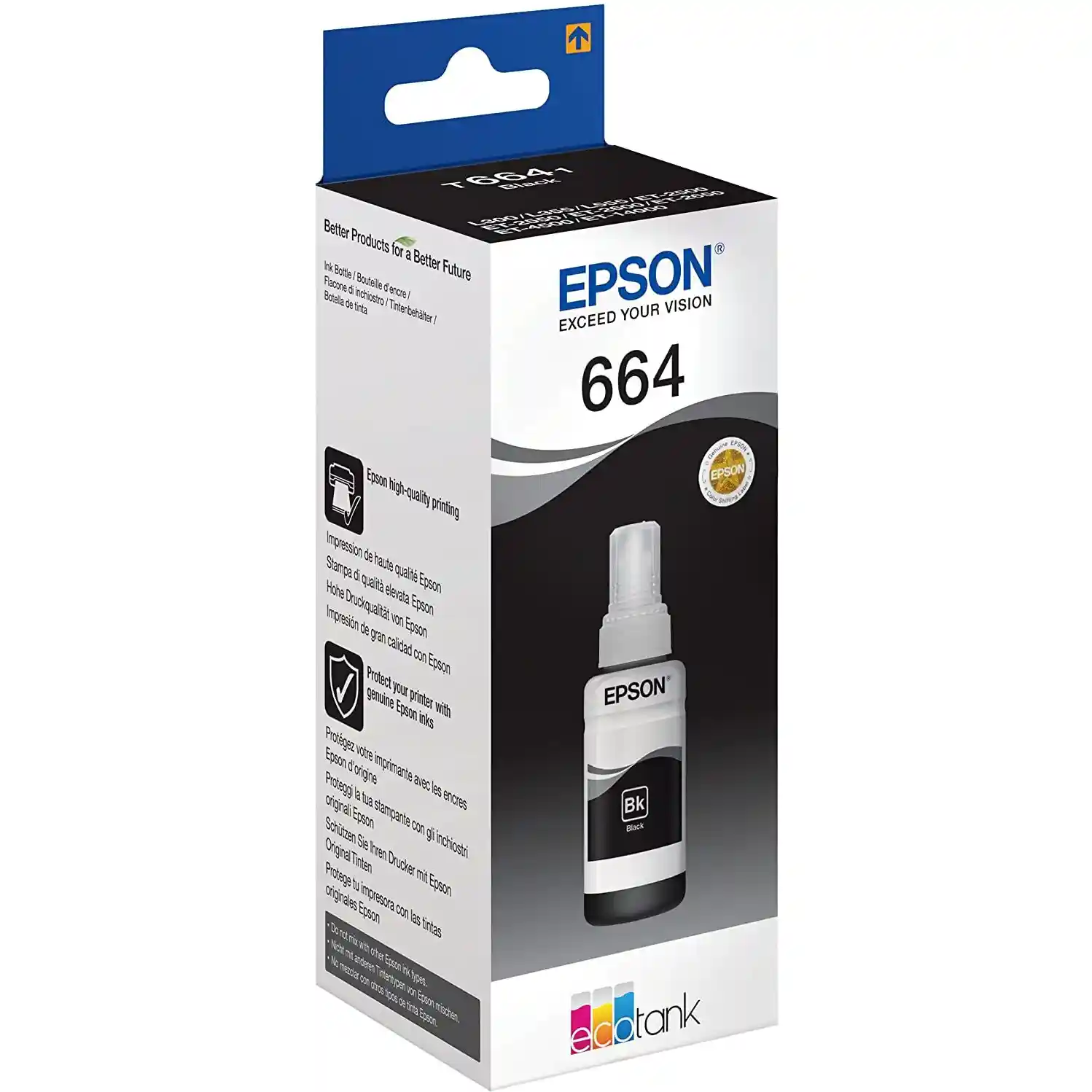 Чернила EPSON 664 Black (C13T664198)