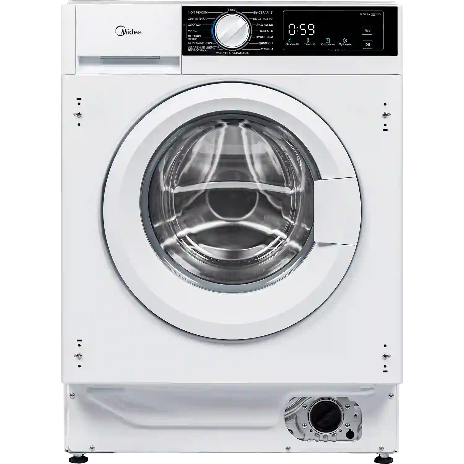 

Встраиваемая стиральная машина MIDEA MFA06W80B/W, Белый