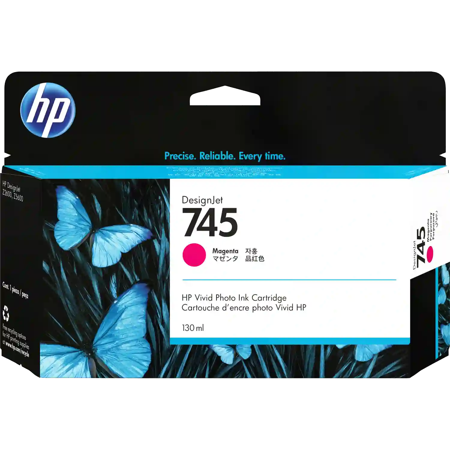 

Картридж для струйного принтера HP 745 Magenta F9J95A