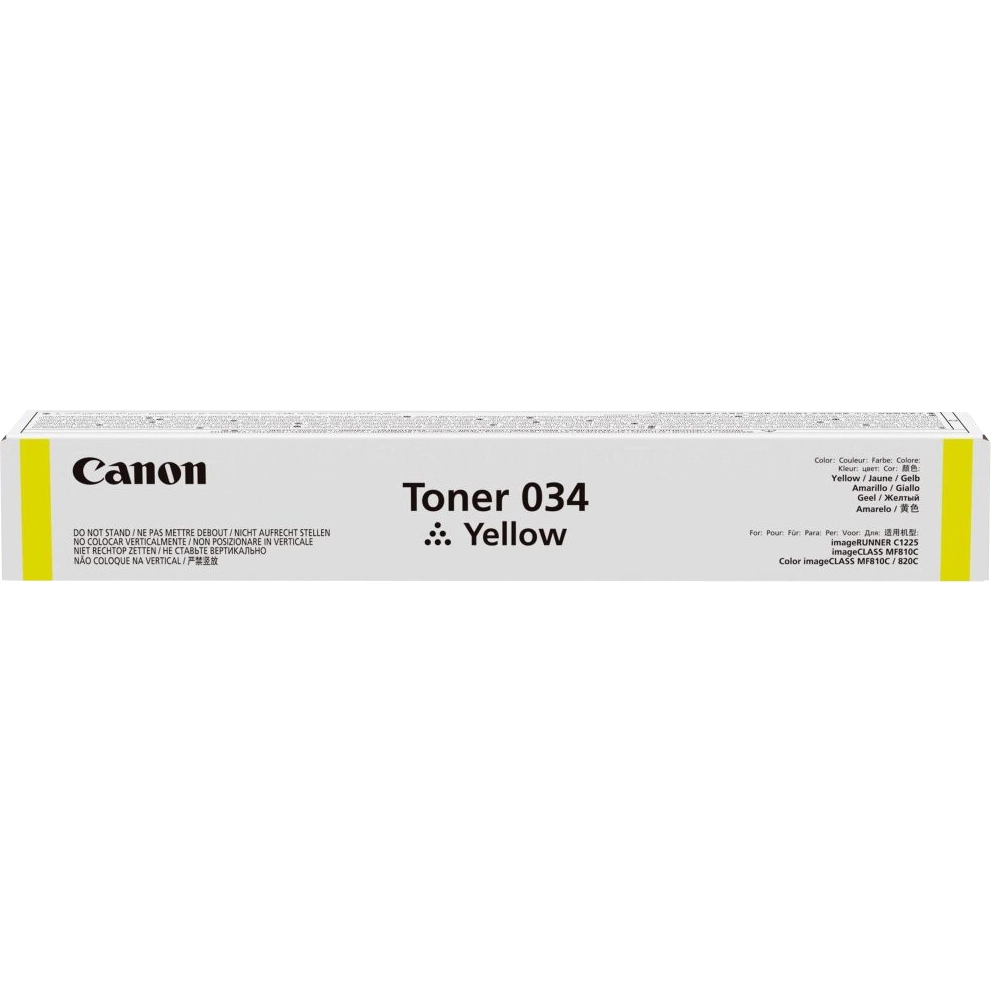 Картридж для лазерного принтера CANON 034 Yellow (9451B001) картридж print rite tfc450ypu1j pr 045h yellow 045h yellow 2200стр для canon lbp 611cn 613cdw 631cn 633cdw 635cx pr 045h yellow