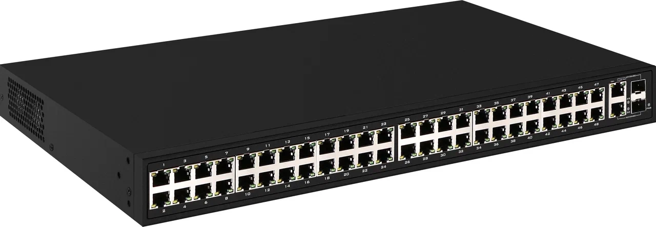 PoE-коммутатор NST Fast Ethernet RJ45x48 (NS-SW-48F2G-P)