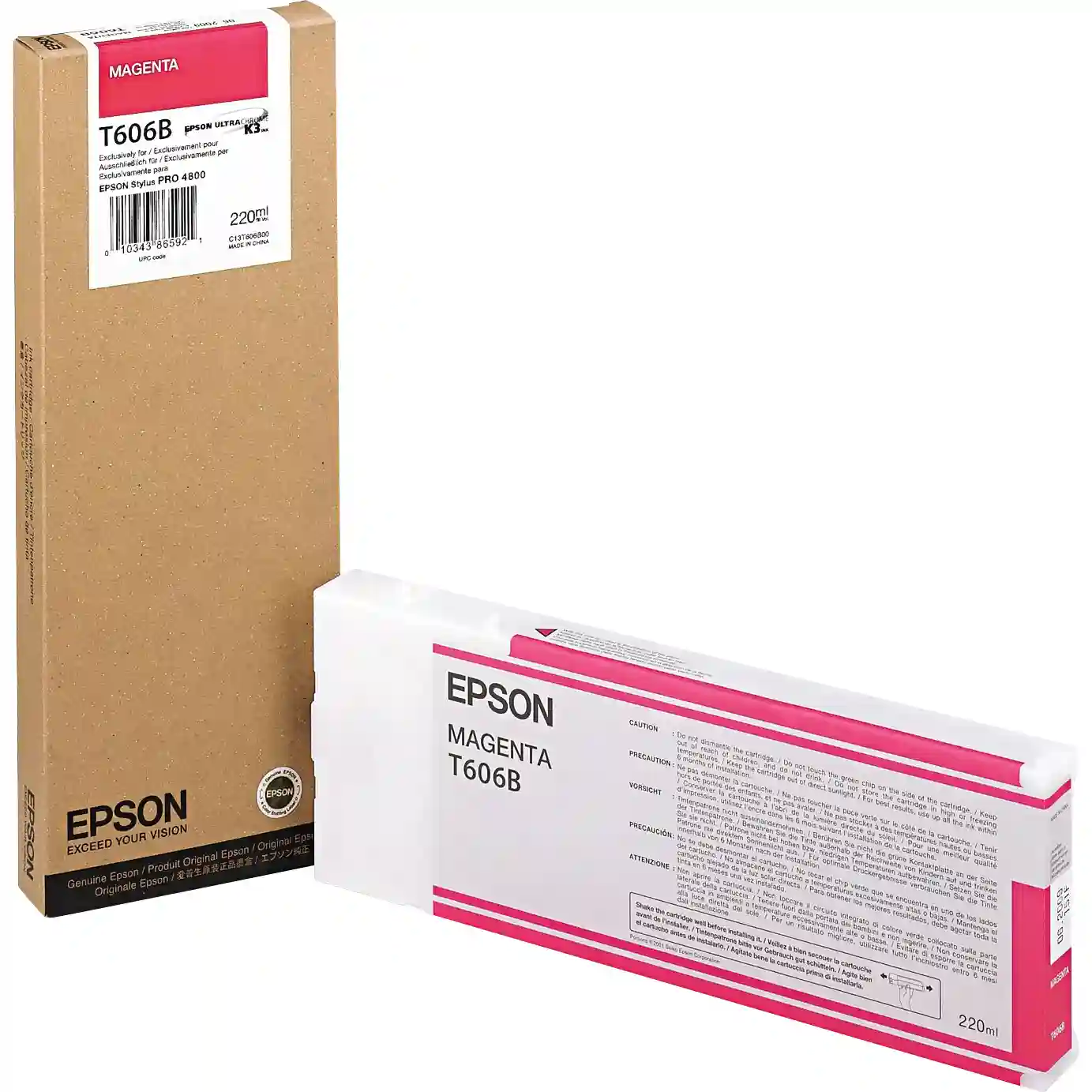 Картридж для струйного принтера EPSON T606B Magenta (C13T606B00)