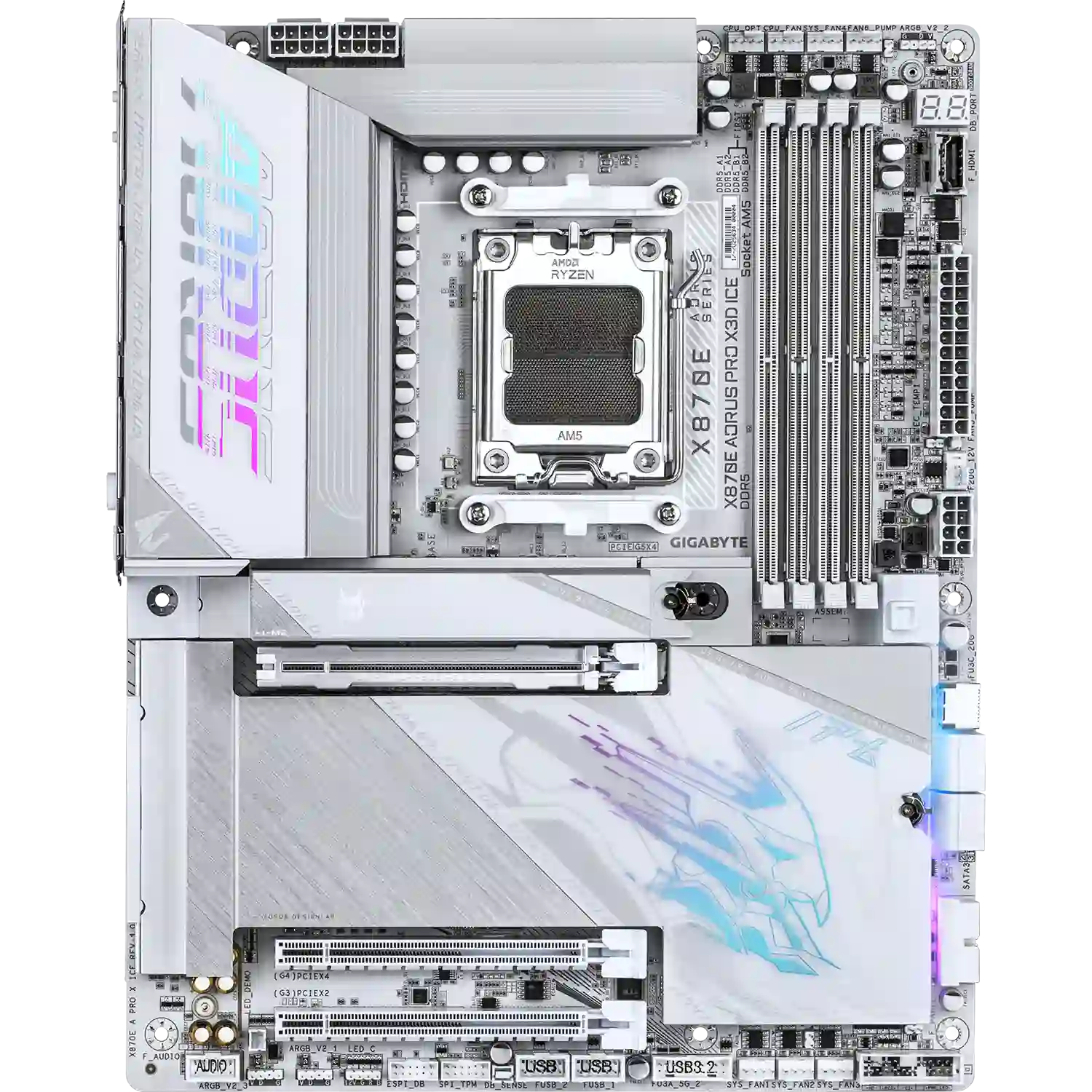 

Материнская плата GIGABYTE X870E A Pro X Ice