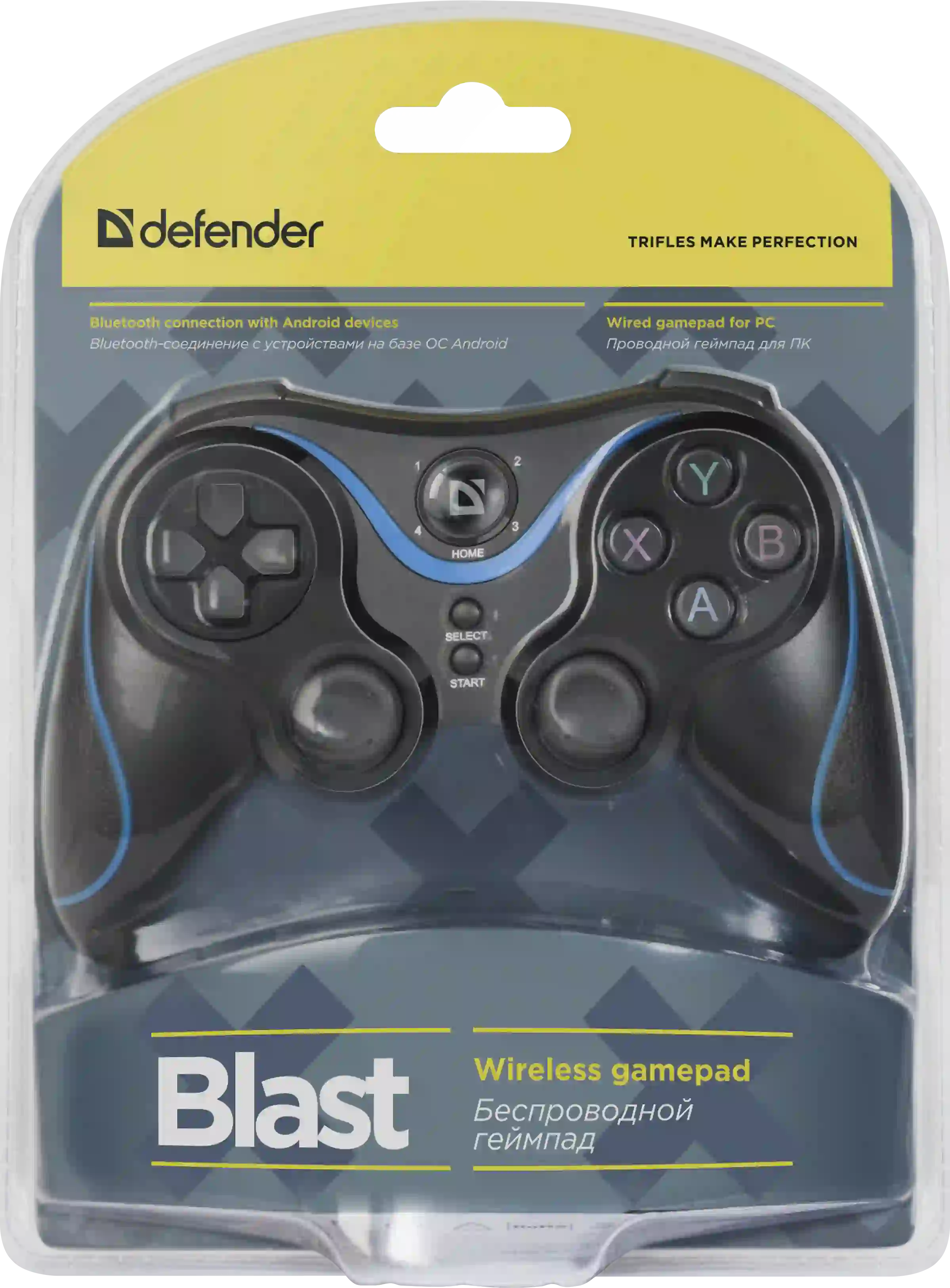 Геймпад беспроводной DEFENDER Blast Black (64285)