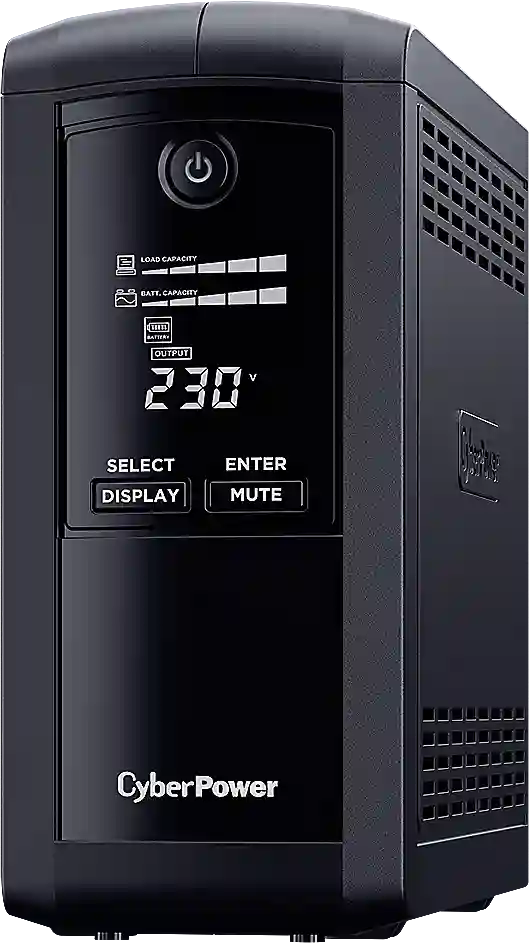 

ИБП CYBERPOWER 1000VA/550W (VP1000ELCD)