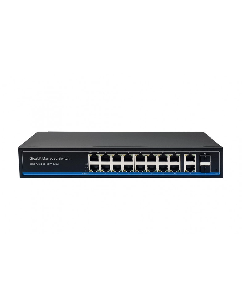 PoE-коммутатор управляемый NST Gigabit Ethernet L2 (NS-SW-16G4G-PL)