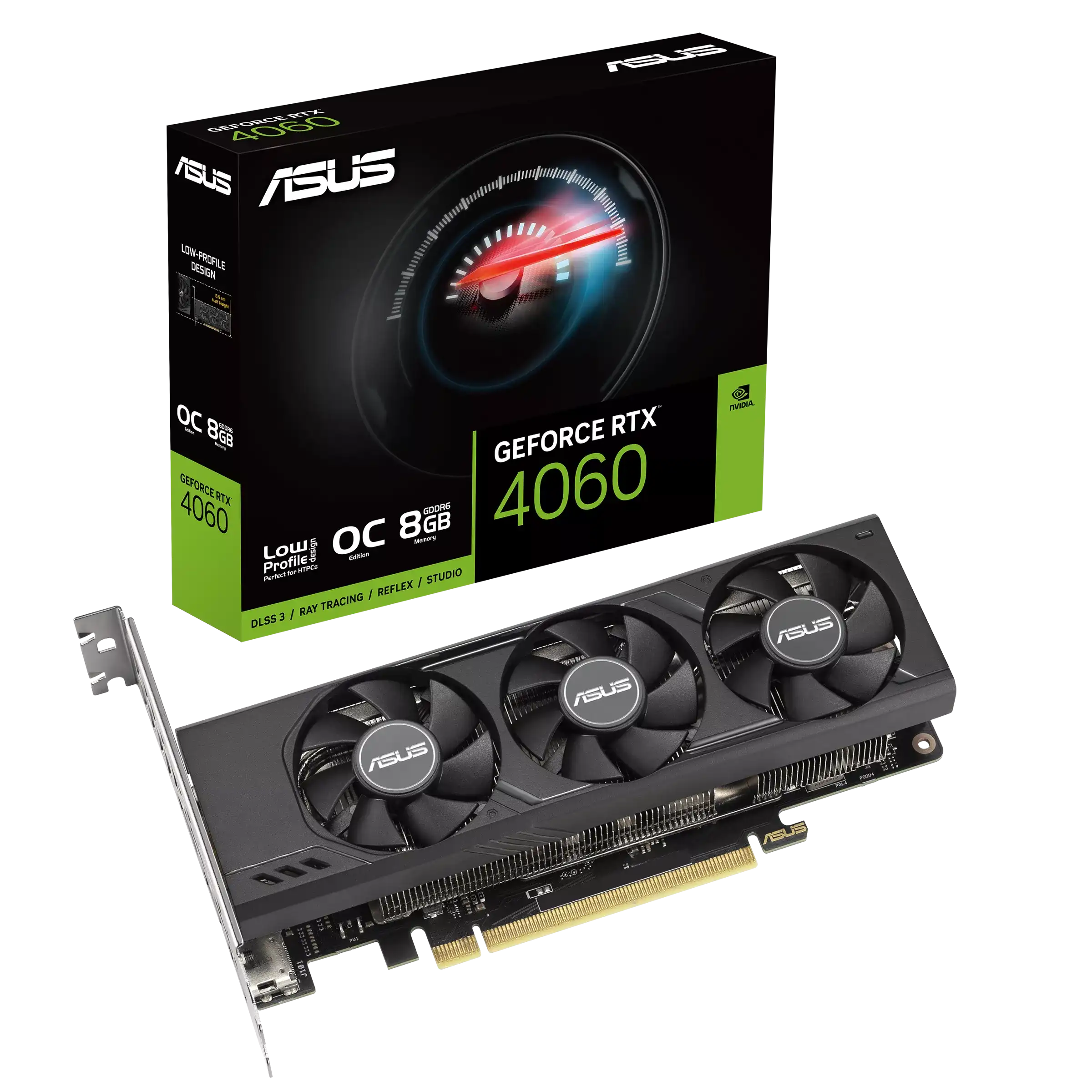 Видеокарта ASUS GeForce 4060 LP BRK OC 8Gb (90YV0JL0-M0NA00)