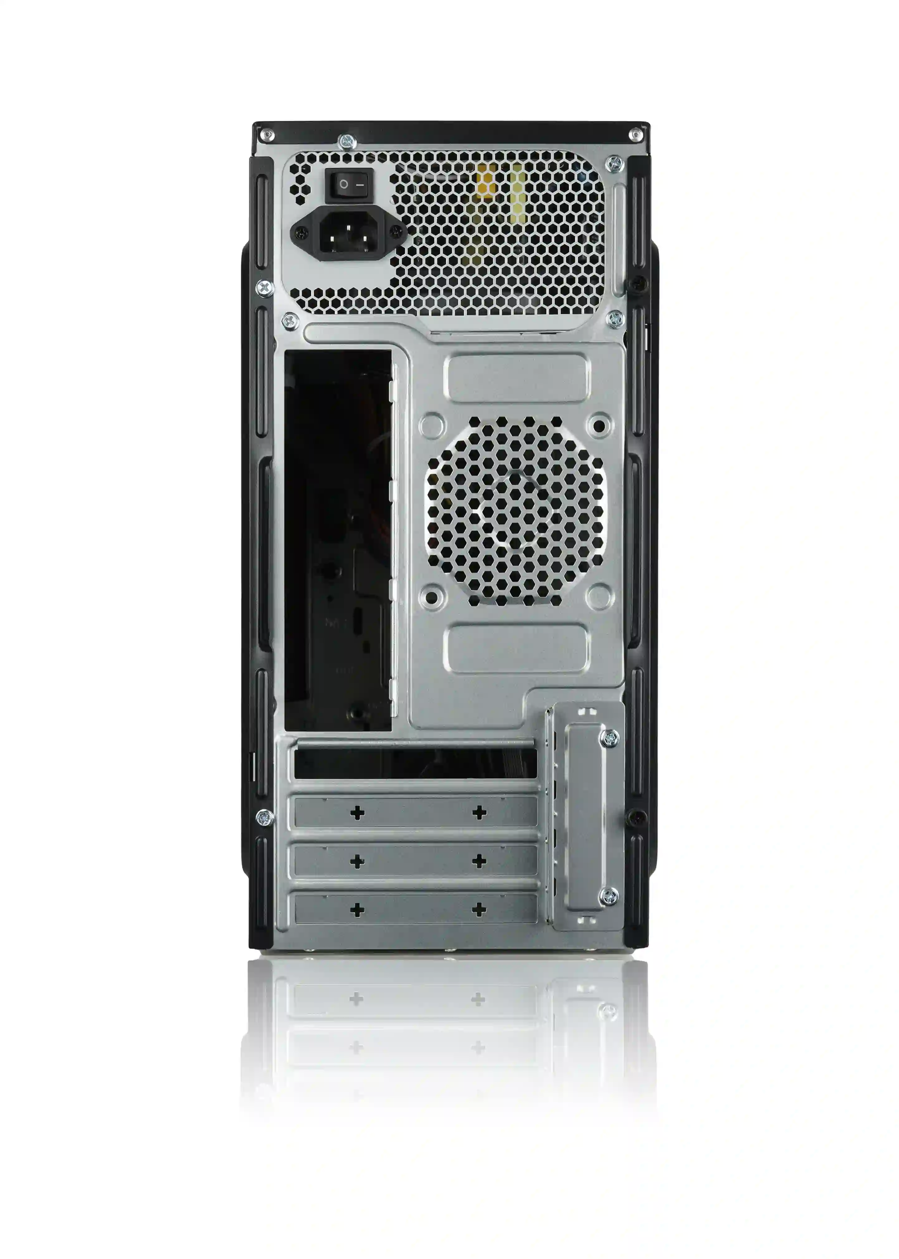 Корпус для ПК с БП FOXLINE Forza Black (FZ-017-SX450R)