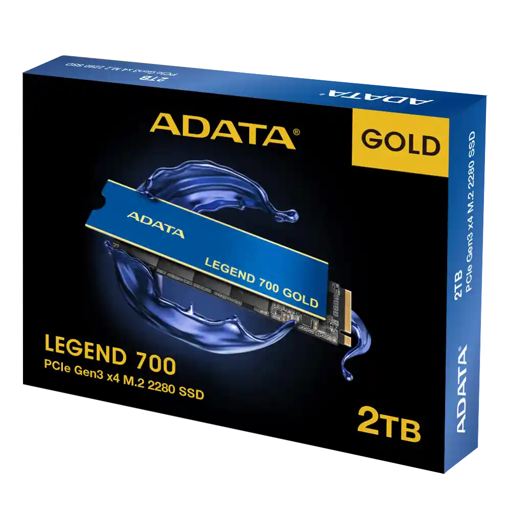 Внутренний SSD диск ADATA Legend 700 Gold 2048GB, M.2 (SLEG-700G-2TCS-S48)