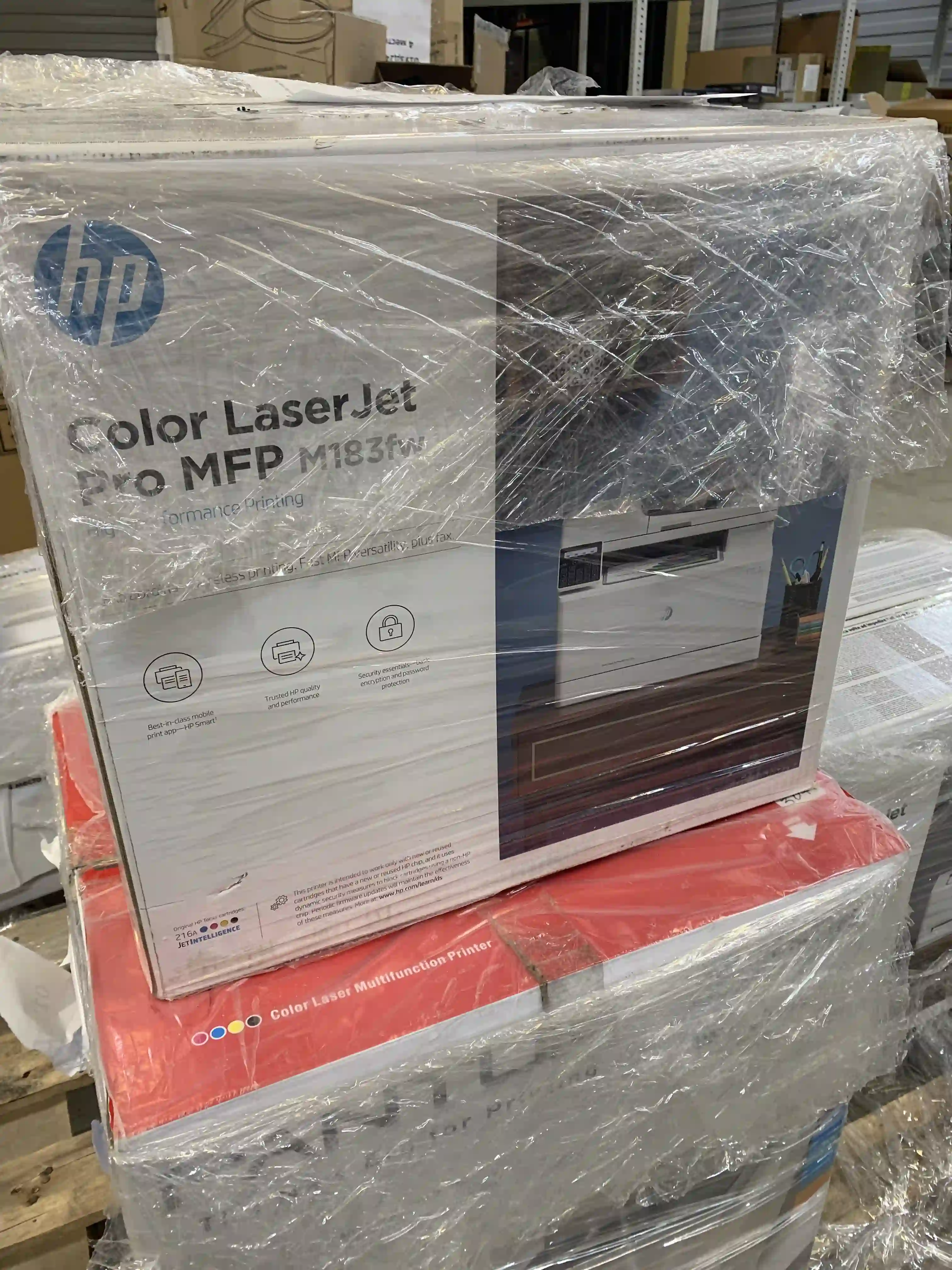 МФУ лазерное HP Color LaserJet Pro M183fw (7KW56A) k5