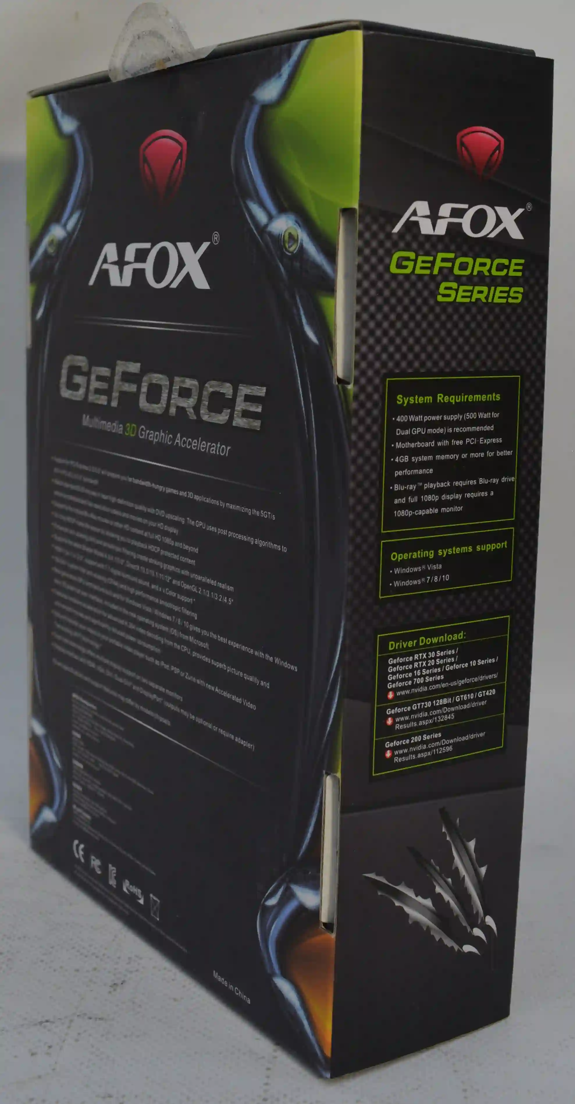 Видеокарта AFOX GeForce GT 710 DDR3 4GB (AF710-4096D3L7-V1) k6 000009753