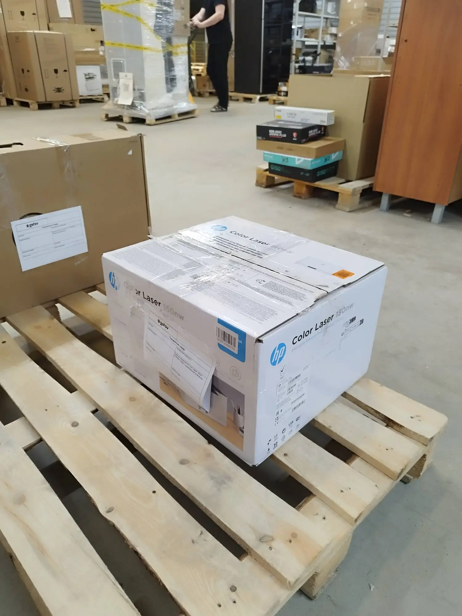 Принтер лазерный HP Color Laser 150nw (4ZB95A) k4