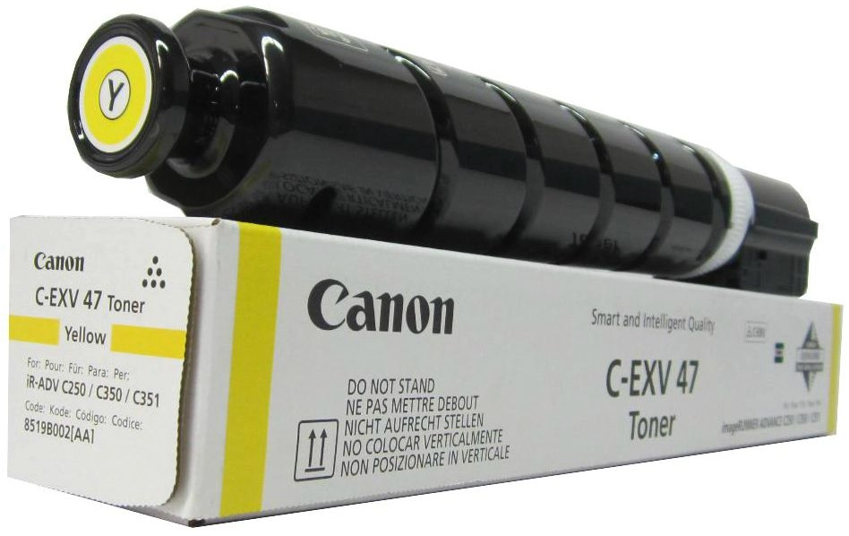 Тонер для лазерного принтера CANON C-EXV 47 Yellow (8519B002)