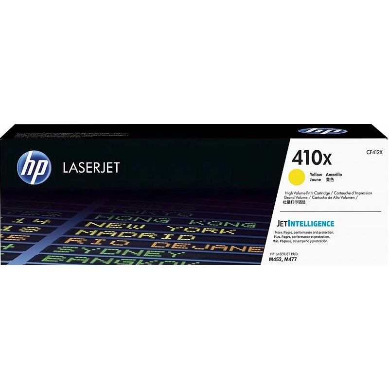 Картридж для лазерного принтера HP 410X Yellow (CF412X)