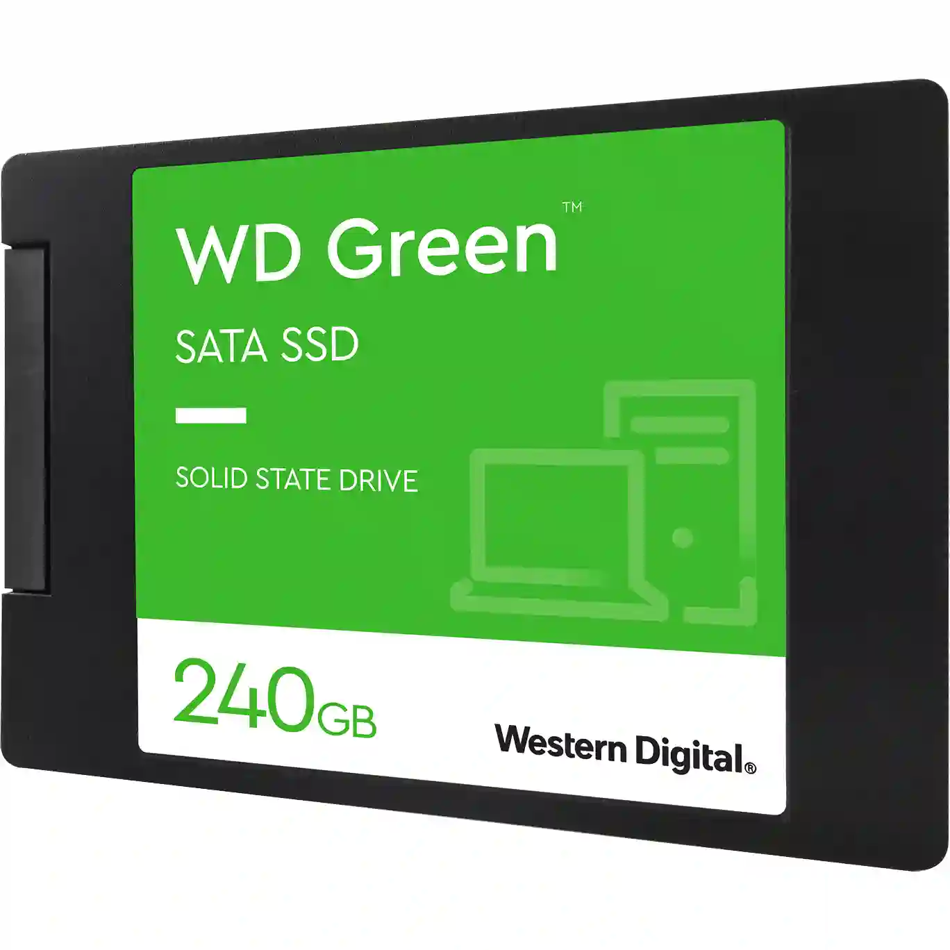 Внутренний SSD диск WD Green 240GB, SATA3, 2.5" (WDS240G3G0A)