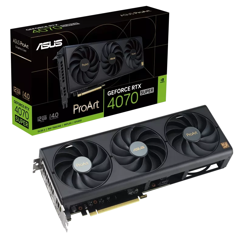 Видеокарта ASUS ProArt GeForce RTX 4070S 012G 12Gb (90YV0KC4-M0NA00)