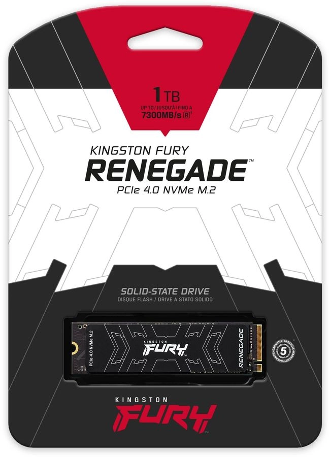 Внутренний SSD диск KINGSTON Fury Renegade 1000GB, M.2 (SFYRS/1000G)