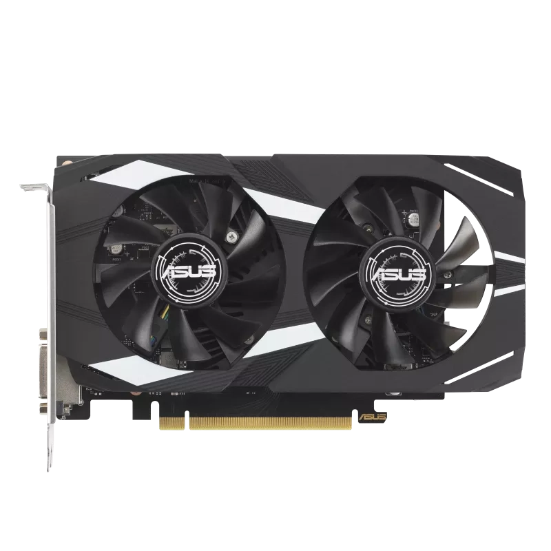 Видеокарта ASUS GeForce DUAL RTX 3050 O6G (90YV0K60-M0NA00) видеокарта sapphire pulse radeon rx 550 1206mhz pci e 3 0 4096mb 7000mhz 128 bit dvi hdmi hdcp 11268 01 20g