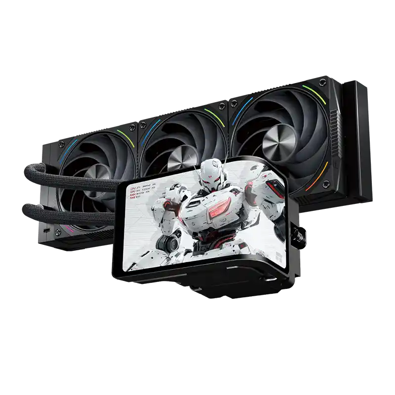

Система жидкостного охлаждения THERMALRIGHT Wonder Vision 360 Turbo ARGB Black (W-VISION-TURBO-BL-360-ARGB)